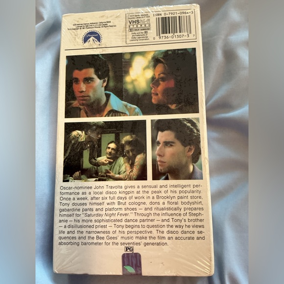 Rare unopened 1991 PG version Saturday Night Fever Collectible VHS Tape NWT - Picture 6 of 6